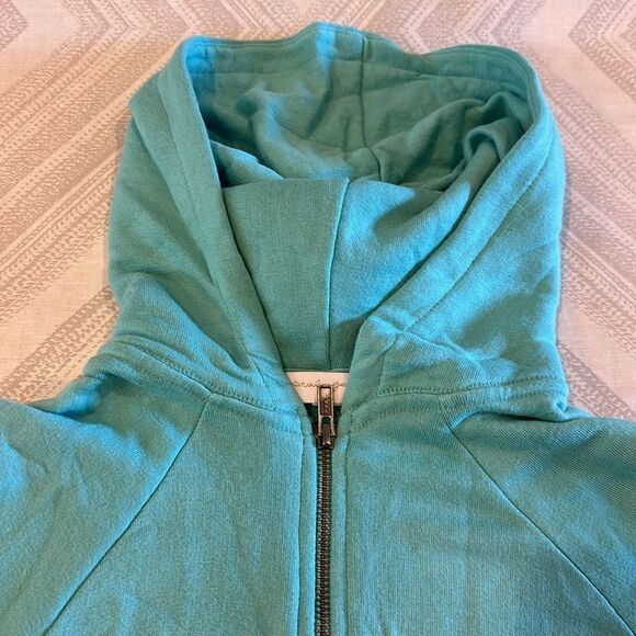 Spiritual Gangster Girls Teal Grateful Sunshine Zip-up Hoodie - Size 10 - Picture 3 of 8